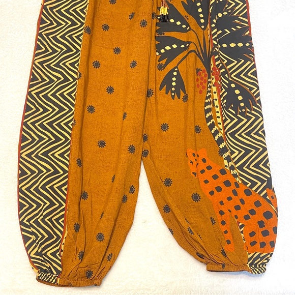 NWT Farm Rio Anthropologie Tropical Printed Balloon Pants Women's Medium - Picture 11 of 11